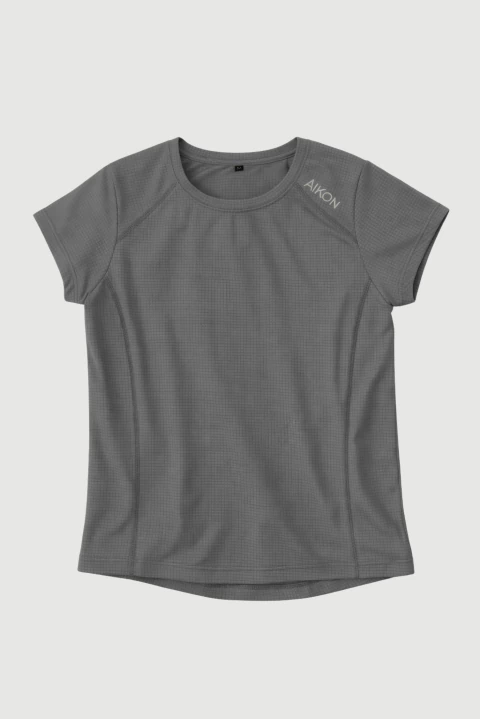 Remera Cuare Gris Oscuro